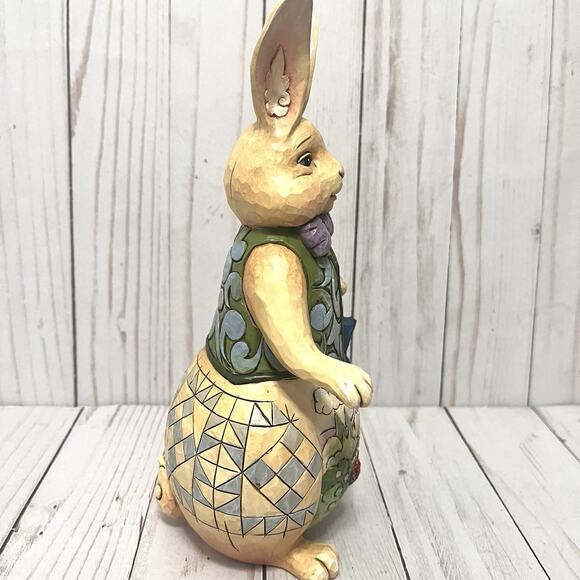 Jim Shore Heartwood Creek Welcome Spring Rabbit Bunny Figurine 2009 4016462 - Picture 6 of 12